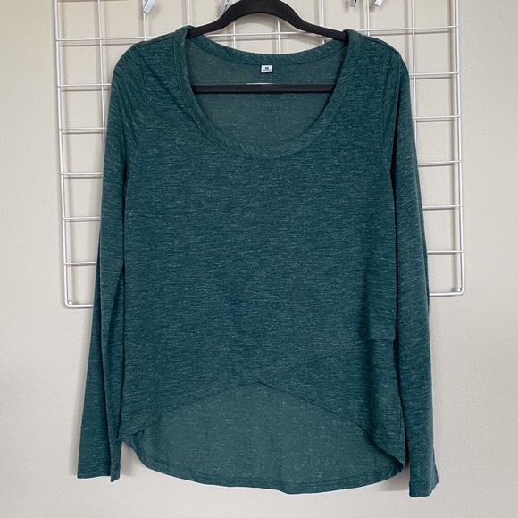 basin + range Tops - Basin + Range Long Sleeve Crossover Top Medium